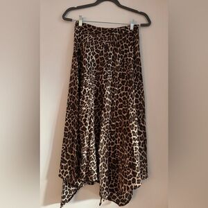 Zara Animal Print Maxi Skirt